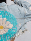 Sabina Cropped Denim Jacket