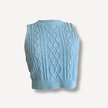 Baby Blue Knit Vest Top