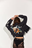 Nia Cropped Denim Jacket