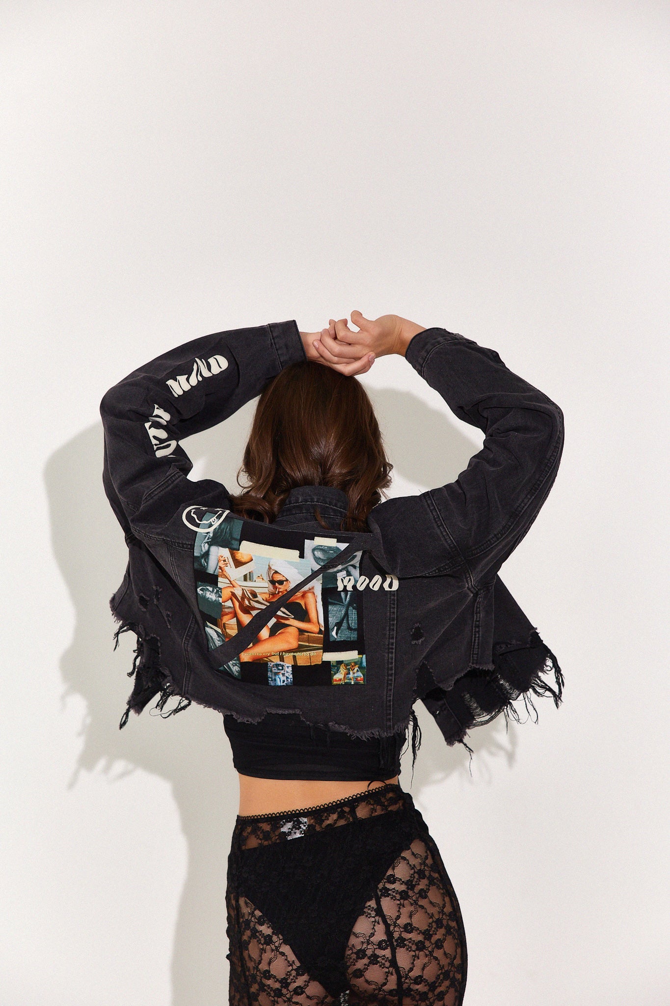 Nia Cropped Denim Jacket