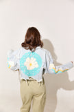 Sabina Cropped Denim Jacket