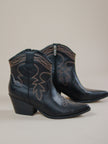 Natassia Cowgirl Ankle Boots