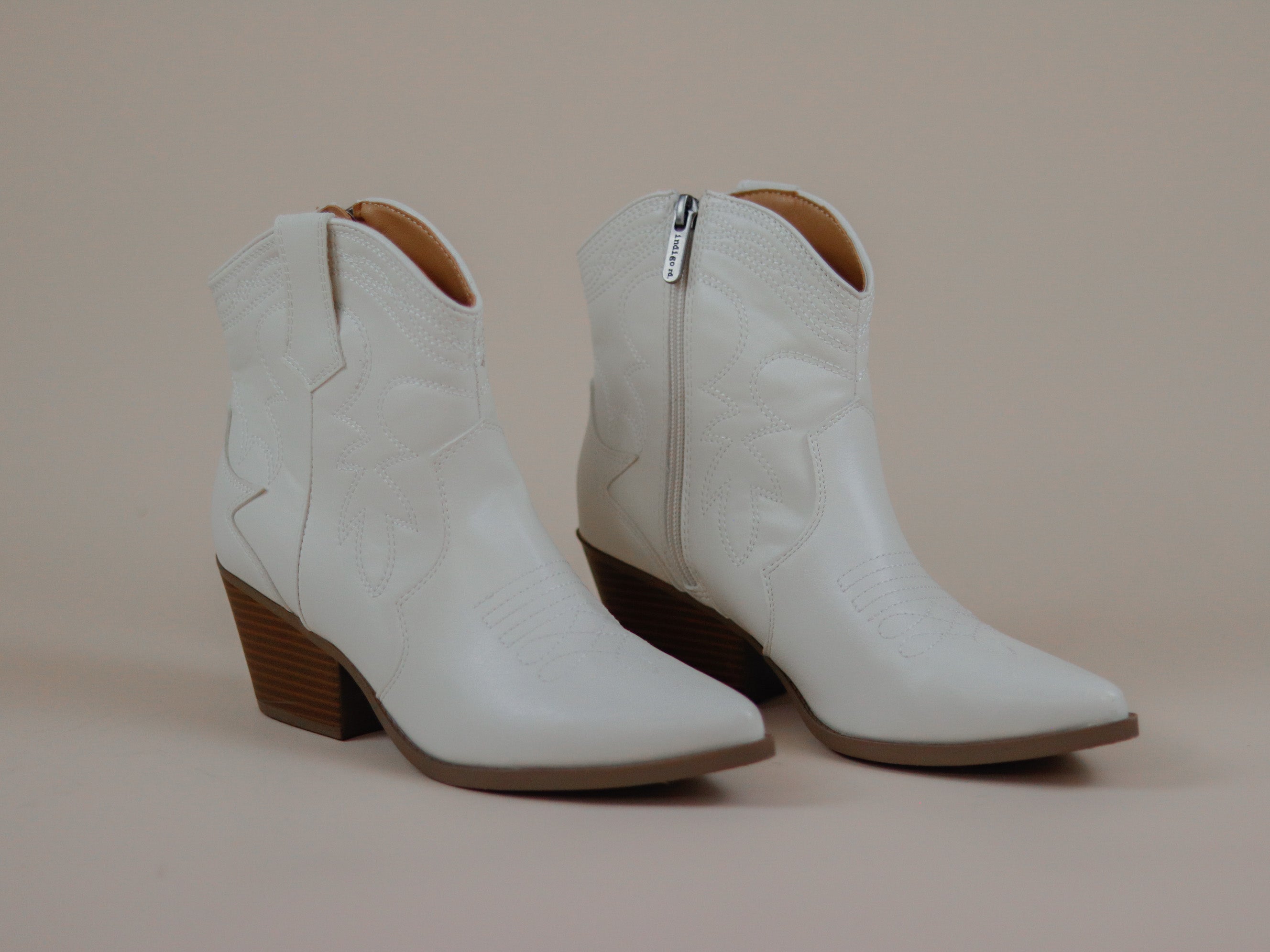 Natassia Cowgirl Ankle Boots